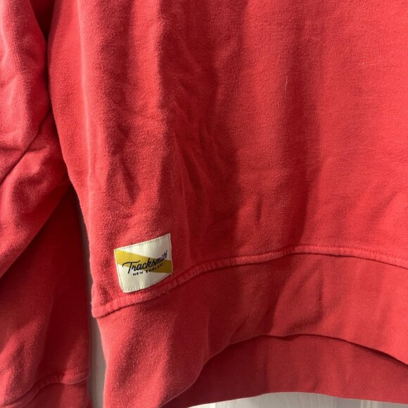 Tracksmith Midweight Crew Sweatshirt - Dark Rose - Picture 3 of 7